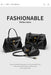 Microfiber Leather Shoulder Bag – Large Square with Lock SF