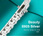 Premium 925 Sterling Silver Round-Cut Moissanite Bracelet for Women SF