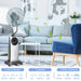 Misting Fan with Mosquito Repellent – 3.1L Tank Standing Floor Fan with Remote Control SF