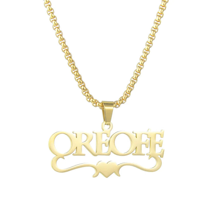 Custom Name Crown Necklace- Trendy Crown Name Necklace in Gold, Silver & Rose Gold SF