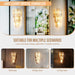 Crystal Wall Sconce – Luxurious 3- or 5-Tier LED Lighting with Gold Finish - Samanta Factory