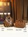 Woven Design Women Handbag, Tote Basket Bag, High-End Niche Inverted Triangle Shaped Fashion Commuter Bag, Casual Style SF