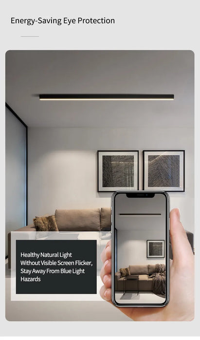 Modern LED Ceiling Light – Sleek Aluminum Design for Home Interiors - Samanta Factory