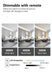 LED Ceiling Light – Modern 4-Bulb Aluminum Fixture for Living Spaces - Samanta Factory