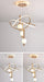 LED Crystal Pendant Light – 3 Color Modes with Remote Dimming SF