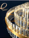 Modern Luxury LED Crystal Chandelier – Dimmable Remote-Controlled Ceiling Light - Samanta Factory