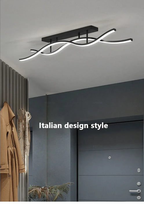 LED Ceiling Light – Simple Line Design for Modern Kitchens, Bedrooms, and Dining Areas - Samanta Factory