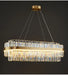 Modern Luxury LED Crystal Chandelier – Dimmable Remote-Controlled Ceiling Light - Samanta Factory