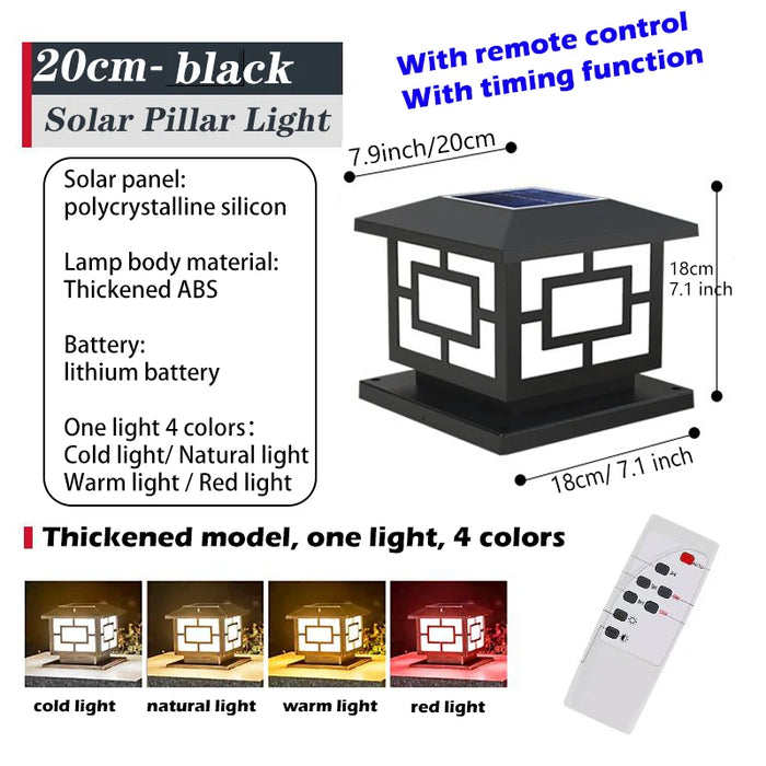 Solar LED Wall Light – Waterproof 4-Color Emergency Outdoor Lamp - Samanta Factory