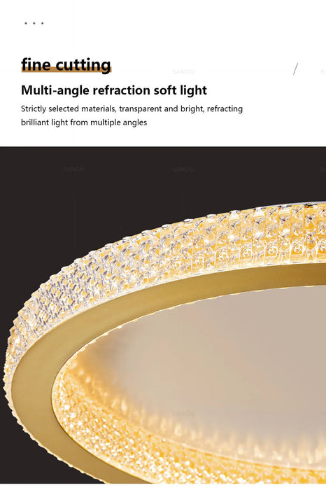 Luxury LED Ceiling Light – Modern Surface-Mounted Fixture for Living Spaces - Samanta Factory