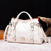 PU Leather Bucket Bag – Soft Casual Design with Zipper Closure SF