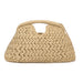 Retro Woven Straw Crossbody Bag – Women's Rattan Beach Shoulder Bag for Vacation & Travel SF