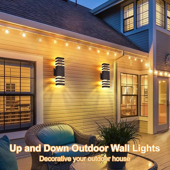 Outdoor LED Wall Light E27 Up Down – Waterproof IP65 Exterior Wall Sconce Lamp SF