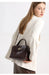 Women’s  Leather Shoulder Bag – Compact Casual Satchel SF