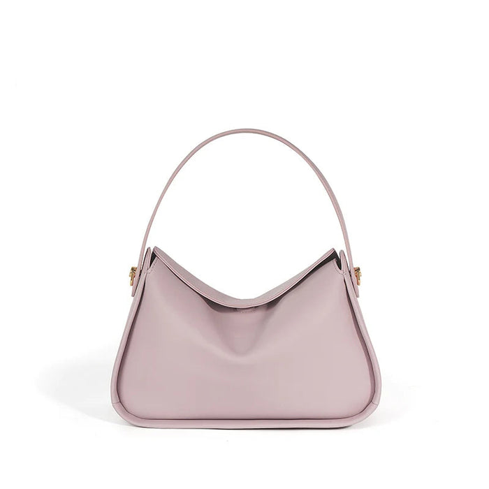 Stylish Split Leather Bucket Shoulder Bag – Versatile Women’s Handbag for Work & Casual Outings - Samanta Factory