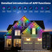 Eaves LED String Lights – Waterproof Multi-Colour Outdoor Lighting - Samanta Factory