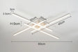Ceiling Light – Modern Nordic Iron & Acrylic Design with LED Illumination - Samanta Factory