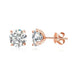 Premium Moissanite Stud Earrings – Brilliant D Color VVS1 Stones SF