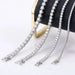 Moissanite Tennis Necklace – D Color VVS1 S925 Sterling Silver Link Chain for Women and Men SF