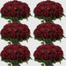 50PCS artificial velvet roses bouquet for wedding and home decoration