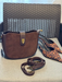 Cow Leather Shoulder Bag – Soft Half Moon Shape SF