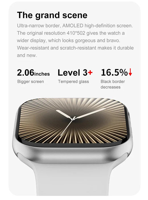 GPS Smart Watch with Health Tracking – AMOLED Display with Bluetooth Calling SF