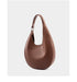 Half-Moon Shoulder Bag – Soft Versatile Leather Handbag for Women - Samanta Factory