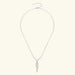 Moissanite Pendant Necklace – 2 Carat D-Color Round Solitaire SF