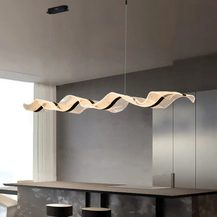 Modern LED Pendant Light – Smart Dimmable with Remote Control SF
