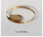 Modern LED Chandelier – Dimmable Semi-Flush Mount with Remote Control - Samanta Factory