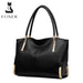 Leather Tote Bag – Soft Casual Shoulder Handbag for Women - Samanta Factory