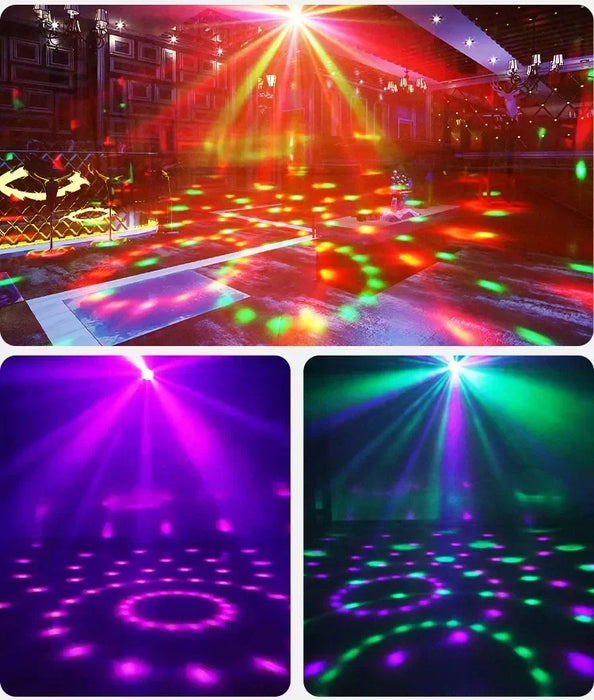 Portable RGB Stage Light with 7 Modes, Remote Control & Music-Sync Effects - Samanta Factory