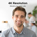 4K Webcam – 8MP Auto Focus with USB Plug & Play SF