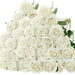 Velvet Artificial Roses – Real Touch 50PCS Bouquet for DIY & Decor Samanta Factory