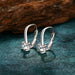 925 Sterling Silver Drop Earrings – 1ct D-Color Moissanite SF