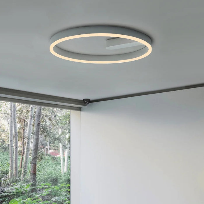 LED Ceiling Light – Modern Surface-Mounted Design with Dimmable Remote Control - Samanta Factory
