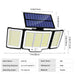 Solar Security Light – 3-Head Motion Sensor with Super Bright 348 LEDs - Samanta Factory
