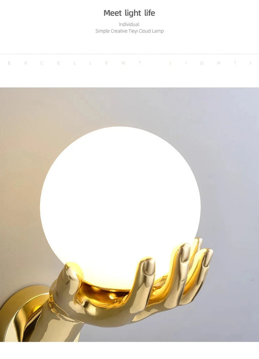 Modern Resin Wall Lamp – G9 LED Indoor Wall Light for Living Room & Bedroom SF