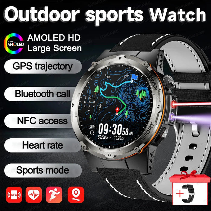Outdoor Sports Smartwatch – 1.39″ AMOLED, GPS & Swimming Mode SF