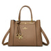 Women’s Tote Bag – Soft Microfiber Leather Casual Handbag with Zipper Closure - Samanta Factory