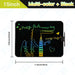 LCD Writing Tablet – Colorful Screen with One-Tap Erase & Pressure-Sensitive Drawing - Samanta Factory