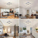 Modern LED Ceiling Light – 24W Surface-Mounted Fixture with 3-Color Modes - Samanta Factory