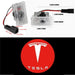 Tesla 2Pcs Car Door Projector Welcome Lights Accessories For Tesla Model 3 S X Y Cybertruck Roadster SpaceX Car Accessories - Samanta Factory