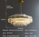 Modern Luxury LED Crystal Chandelier – Dimmable Remote-Controlled Ceiling Light - Samanta Factory