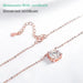Moissanite Solitaire Necklace – Certified VVS1 Round Stone SF