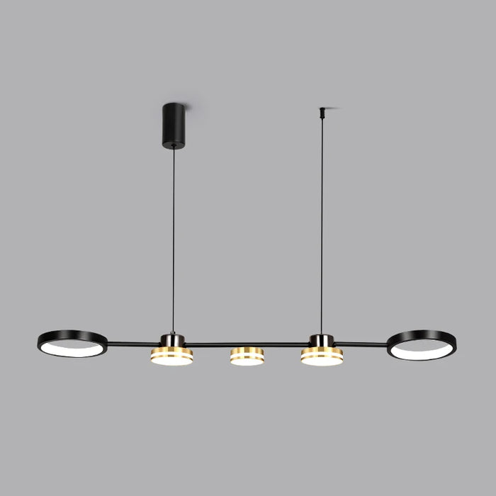 Modern Ring Pendant Light – 48W LED Chandelier with Soft Eye-Care Illumination - Samanta Factory