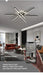 LED Ceiling Light – Modern 4-Bulb Aluminum Fixture for Living Spaces - Samanta Factory