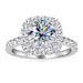 Brilliant GRA-Certified Moissanite Ring for Women with Hypoallergenic 925 Silver SF