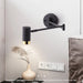 Modern Wall-Mounted LED Lamp – Adjustable Swing Arm with Warm/Cold Light for Bedrooms & Living Rooms - Samanta Factory
