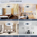 Smart Ceiling Fan with Light – Remote Controlled Modern LED Ceiling Fixture - Samanta Factory